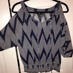 Cold shoulder top